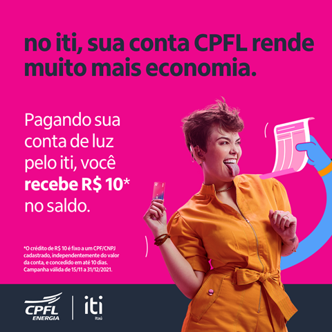Parceria entre CPFL Energia e Itaú oferece economia para seus clientes